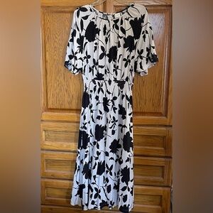 H&M Black and White Dress